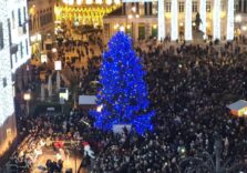 Genova, in piazza De Ferrari accensione dell’Albero di Natale