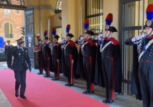 Milano, il comandante generale dell’Arma dei Carabinieri Salvatore Luongo in visita alla storica Caserma Montebello