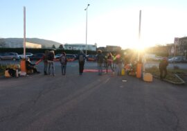Brescia, 50 attivisti bloccano ingresso Leonardo, “Stop armi a Israele”