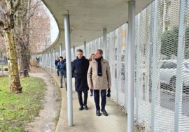 Milano, l’assessore lombardo Alessandro Fermi in visita all’Università Bocconi