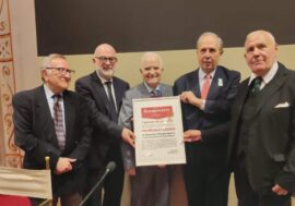 Nella sala Zuccari del Senato consegnato al giornalista Mario Nanni il “Premio alla carriera”