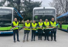 Brescia, presentati i nuovi bus elettrici per il trasporto pubblico locale