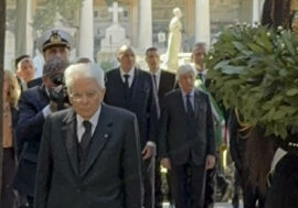 Il presidente della Repubblica Sergio Mattarella onora Genova partecipando alla celebrazione del 25 Aprile