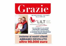 Oltre 90mila euro raccolti da LILT e Il Gigante per le famiglie dei piccoli pazienti oncologici