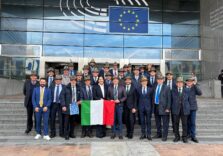 Delegazione Alpini della sezione di Bergamo ospite al Parlamento Europeo
