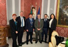 Nella prestigiosa cornice del Circolo Ufficiali delle Forze Armate d’Italia si è tenuta la conviviale mensile del Rotary Club Roma Quirinale