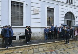 Milano, targa dedicata a Giuseppe Rimbotti Medaglia d’Oro al Valor Militare