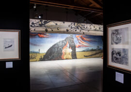 Milano, alla Fabbrica del Vapore esposta l’opera Bacchanale di Salvator Dalí
