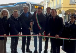 Presentati a Lodi 14 nuovi autobus elettrici per il trasporto pubblico locale