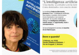 Bolzano, Federica Mormando presenta il suo libro “L’intelligenza artificiale”