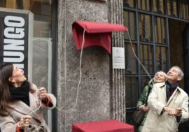 Inaugurata in via Volta a Milano la targa dedicata a Silvio Cazzaniga creatore della Coppa del Mondo Fifa