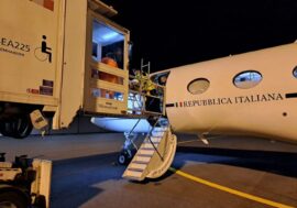 Volo sanitario dell’Aeronautica Militare da Pescara a Linate per un paziente in pericolo di vita