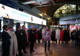 Milano, alla Stazione Cadorna inaugurata la mostra che racconta la storica Battaglia di Legnano con il Palio