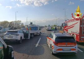 Incidente sulla Tangenziale Ovest all’altezza di Rozzano, tre persone ferite
