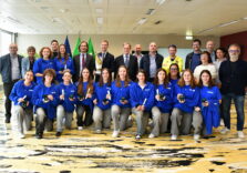 La rappresentativa lombarda di pallanuoto femminile under 15 premiata dal Consiglio regionale per la 1ª storica vittoria al “Trofeo delle Regioni”