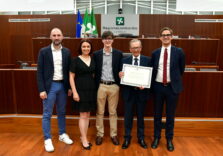 L’imprenditore bergamasco Domenico Calzaferri pemiato con la ‘Medaglia Gio Ponti’ dal Consiglio regionale lombardo
