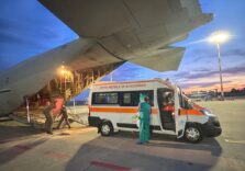 Paziente in pericolo di vita trasportato da Napoli a Bergamo con un velivolo C-130J dell’Aeronautica Militare / Video