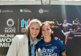 Milano, la giovane Sveva Romano vince la Coppa del Mondo di ‘Inline Freestyle’