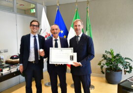 L’imprenditore Demetrio Trussardi premiato dal Consiglio regionale lombardo con la “Medaglia Gio Ponti”