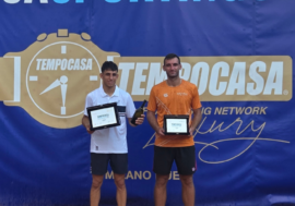 Tennis, Manzano vince la “TempoCasa Sporting Club Milano2 Cup” battendo in finale Parizzia 6-3 6-4