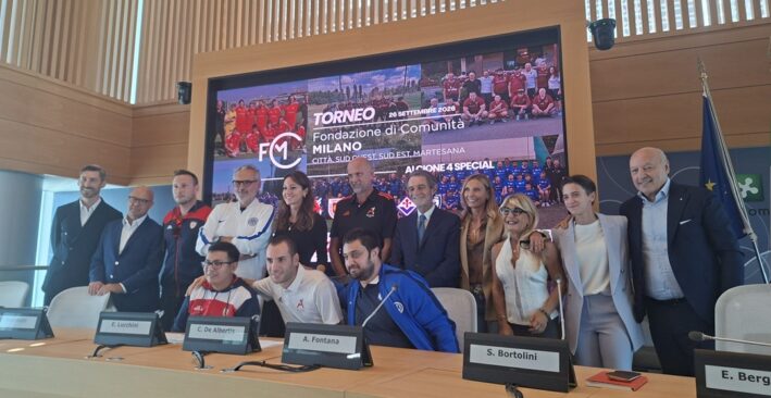 Milano, a Palazzo Lombardia presentato il torneo di calcio dedicato ai ragazzi con disabilità