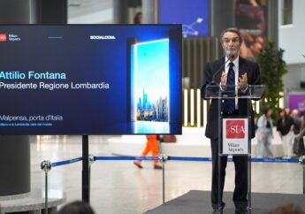 Malpensa, Fontana: aeroporto porta di ingresso di una Lombardia sempre più riconoscibile e attrattiva a livello internazionale