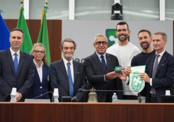 Olimpia Milano a Palazzo Pirelli, Fontana: “Tenete alto il nome della Lombardia”