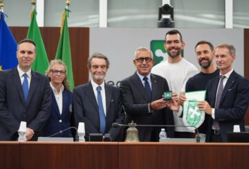 Olimpia Milano a Palazzo Pirelli, Fontana: “Tenete alto il nome della Lombardia”