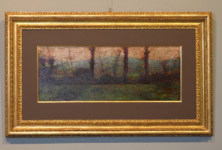 L’opera “Prati e colline della Val Curone” di Giuseppe Pelizza di Volpedo esposta al Castello di Belgioso