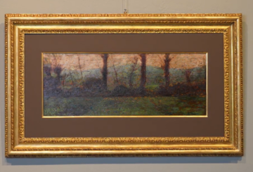 L’opera “Prati e colline della Val Curone” di Giuseppe Pelizza di Volpedo esposta al Castello di Belgioso