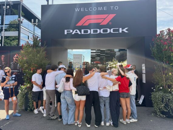 Grazie all’Aci di Milano giornata di sport al GP di F1 di Monza per i ragazzi sopravissuti di Crans-Montana
