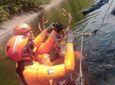 A Castano Primo i Vigili del fuoco salvano un cervo rimasto intrappolato nelle acque del Canale Villoresi