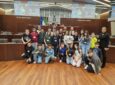 Gli studenti della scuola media “Dante Alighieri”di Carate Brianza in visita al Consiglio regionale lombardo