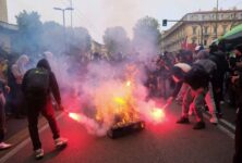 Studenti in piazza, a Milano in migliaia al corteo “Nessuno è straniero”. Momenti di tensione a Roma e Torino