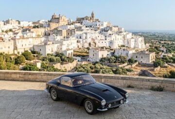 Le grandi Ferrari storiche al Rossocorsa Classiche Puglia 2026 organizzato dall’Aci di Milano e Brindisi