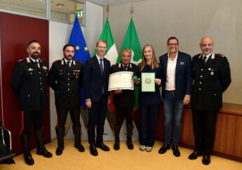 Carabinieri, il brigadiere capo Domenico Ricci premiato dal Consiglio regionale lombardo