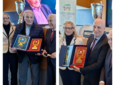 ‘Sport Movies & Tv’, Premiati José Altafini e Franco Bragagna con la Guirlande d’Honneur