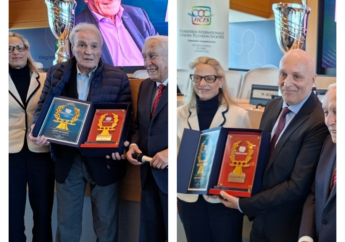 ‘Sport Movies & Tv’, Premiati José Altafini e Franco Bragagna con la Guirlande d’Honneur