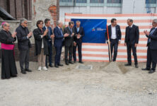 Cerimonia per la posa prima pietra del Bosco della Musica, il campus del Conservatorio Verdi di Milano